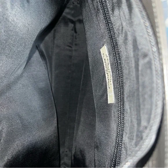 Nebuloni by Flavio Zanasca Made in Italy Genuine Leather Black Tote Bag - Picture 9 of 13